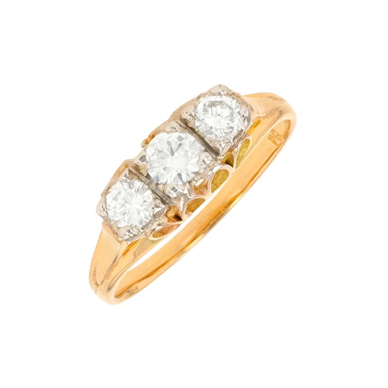 Acheter Bague jarretière vintage diamants 0.48 carat 2 ors 2.49g Comme neuf - 1100,00 € Bague jarretière vintage diamants 0.48 carat 2 ors 2.49g Comme neuf - reconditionné disponible sur Gemme Les Bijoux